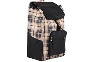 MANGGUO Borse Spesa per Carrello, Carrello Spesa Borsa Sostitutiva Carrello Spesa Borsa da 45 Litri con Tasca Tascabile di Ricambio for Carrello