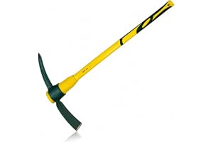 Xforst spetshacka stor – korshacka 93 cm | 3,6 kg professionell spetshacka med glashandtag – hacksida och spets för steniga g