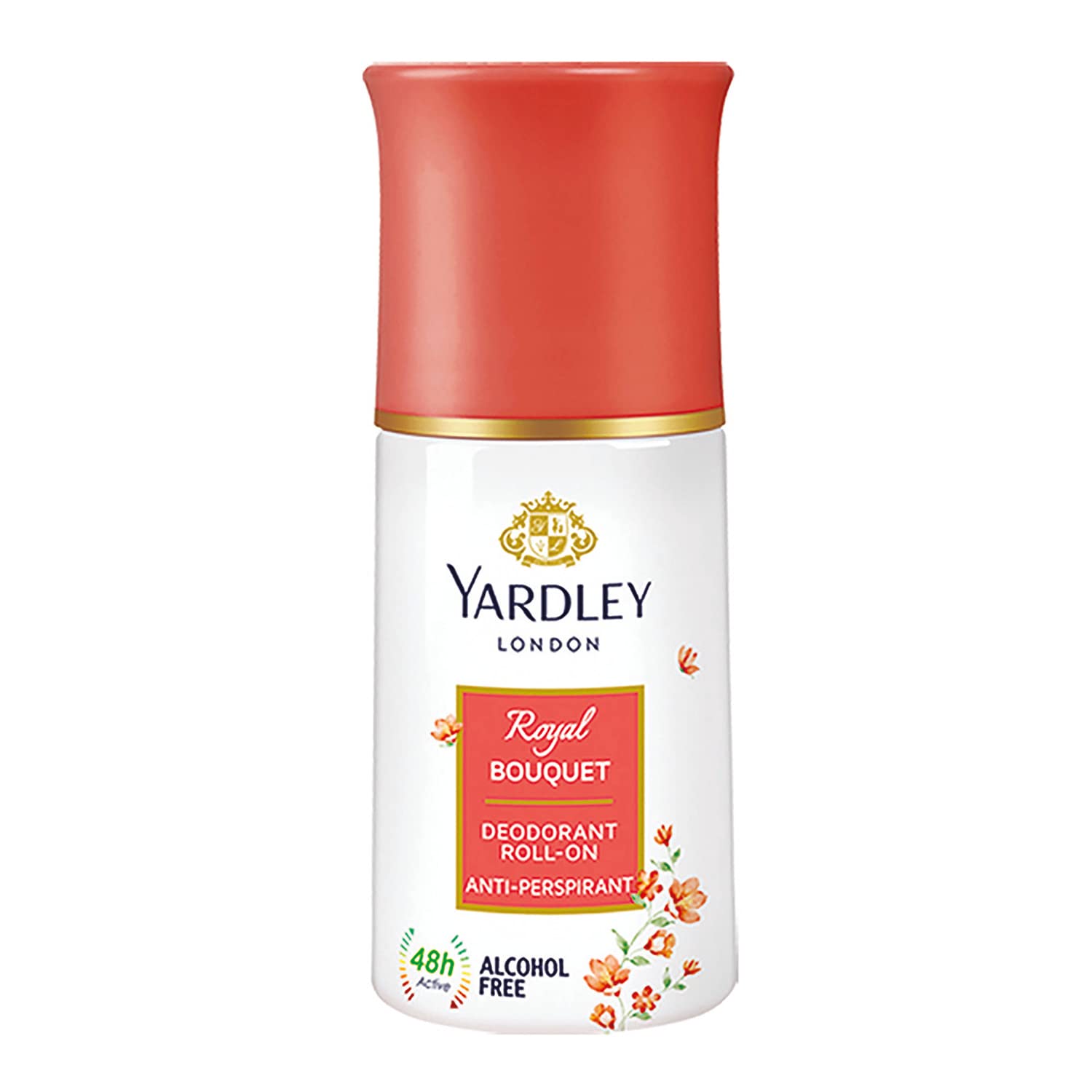 Yardley London Royal Bouquet Anti-Perspirant Deodorant Roll-On| Body Deodorant Roll-On For Women| 48-Hour Active Sweat Protec