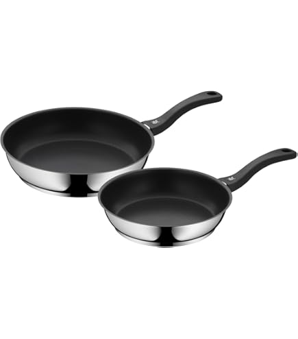 Fiskars Set Di 2 Padelle Hard Face, 24 E 28 Cm, Antiaderenti, Adatte A Tutti I Piani Cottura (induzione), Manico Fresco, Rivestimento Hardtec Superior+