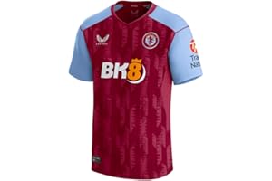 Castore 2023-2024 Aston Villa Home Football Soccer T-Shirt