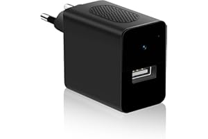 Biddsgg Mini telecamera spia Mini 64GB 1080P Portatile telecamera nascosta Piccolo Con Visione Notturna Infrarossi/Rilevatore di Movimento Per Monitoraggio All-round Indoor