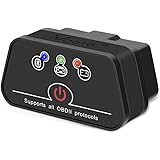 vgate OBD Bluetooth, icar 2 BLE4.0 OBD2 Adapter OBD Strumento di Scansione Lettore Codice Auto per iOS, Android e Windows (Ne