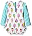 Hatley Baby Girls 0-24m Infant Girls Rash Guard Sun Cover-Up, Multicoloured (White), 18-24 Months