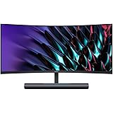 HUAWEI MateView GT 34'' Monitor Ultrawide curvo gaming, 165Hz, 21:9 WQHD 3440 x 1440, 3K+, 1500R, Doppio altoparlante SoundBa