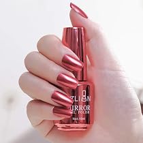 Metallic Nagellack Mit Spiegeleffekt – Langlebig, Chromglänzend, 18 Ml (für UV-Gel & Naturals)