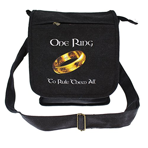 Preisvergleich Produktbild Herr der Ringe - Umhängetasche / Messenger Bag One Ring (23x27cm)