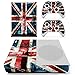 Price comparison product image FLY-happiness The Union Jack Vinyl Skin Sticker for the Xbox One S Console With Two Wireless Controller Decals