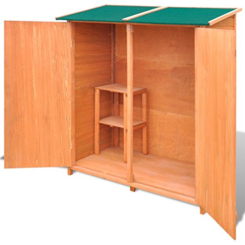 vidaXL HOLZ Gerätehaus Geräteschuppen Gartenschrank Geräteschrank Gartenhaus Lagerhaus - 3