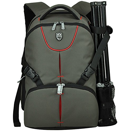 Sinpaid Multi-Purpose Digital SLR Waterproof Backpack Rucksack Camera Bag Case Dual