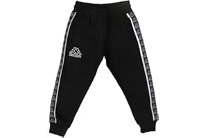 MARBEL Kappa Pantalone Tuta Bambino Ragazzo in Cotone Felpato. Pantaloni Bimbo Invernale