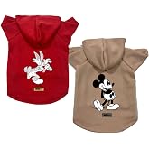 monopetz Kapişonlu Polar Sweatshirt K&ouml;pek Ve Kedi Kıyafeti &amp; Elbisesi - Buggs &amp; Mickey 2'li Fırsat Paketi M Beden