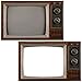 Price comparison product image Retro Television Selfie Photo Frame Prop