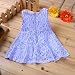For 0-7 years old,Clode® 1PC Girls Kids Fashion Summer Full Lace Floral One Piece Dress Child Princess Party Dress (130/Age:4-7Years, Purple)