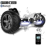 COLORWAY Hoverboard SUV 8 Pouces, Gyropode Tout-Terrain 700W, Fonction App, Bluetooth et LED, Scooter Électrique Auto-équilibrage pour Enfant et Adult