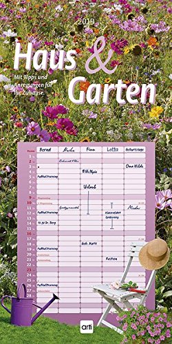 Preisvergleich Produktbild Haus & Garten – Familienplaner 2019: Jahreskalender