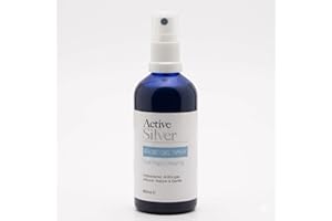 Active Silver Magic Gel Spray 100ml with Colloidal Silver and Aloe Vera, Bottle with Atomiser Spray for Each Application, Produced in The UK, for use in The Home or Ideal for Travel
