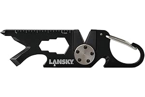 Lansky Roadie, couteau d'affûtage 8 en 1, unisexe, noir, 9 cm