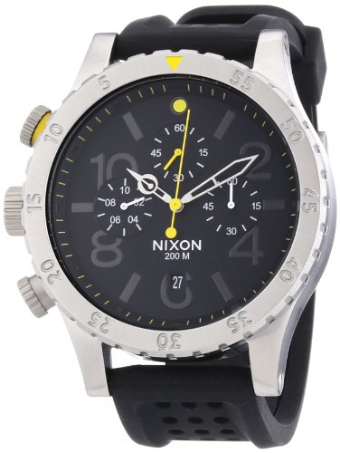 Nixon Herren-Armbanduhr XL 48-20 Chrono P Grand Prix Chronograph Quarz Plastik A2781227-00 Nixon Herren-Armbanduhr XL 48-20 Chrono P Grand Prix Chronograph Quarz Plastik A2781227-00