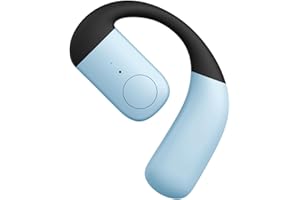 XMENHA HandsFree Single Ear Bluetooth Headset Wireless Phone Earpiece with Mic ENC Open Ear Sports Earphones Noise Cancelling Waterproof Driving Hands Free Headphones for Truck Taxi Drivers Office Work