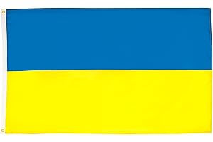 BANDIERA UCRAINA 90x60cm - BANDIERA UCRAINA 60 x 90 cm - AZ FLAG