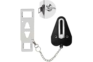 SAMTEK Portable Door Lock, Travel Door Lock Hotel Door Lock Travel Safety Door Lock Door Security Device Door Lock for Travelling Portable Door Lock Without Drilling Travel Hotel Door Lock Door Lock Hotel