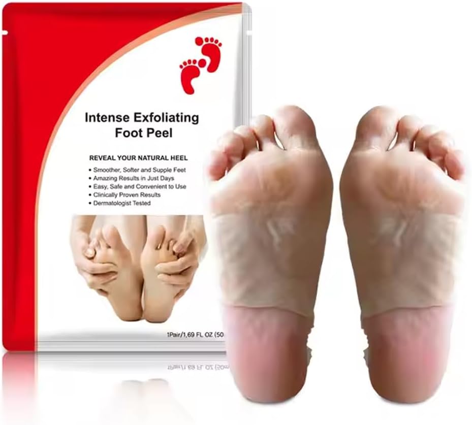 GüncelÇarşı Ayak Peeling Maskesi Nasır, Ölü Deri Temizleyici, Nemlendirici Özellik, Lavanta Yağı ve C Vitamini İçerir
