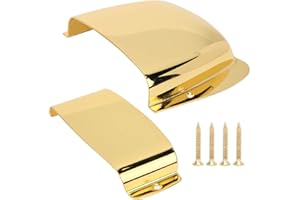 VGEBY Pickup Bridge Cover Set Zinc Alloy Bass Protective Cover for PB Electric Bass Guitar Equipped with 4 Mounting Screws