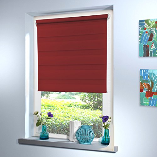 Doppelrollo Bordeaux Rot SUNWORLD - 4