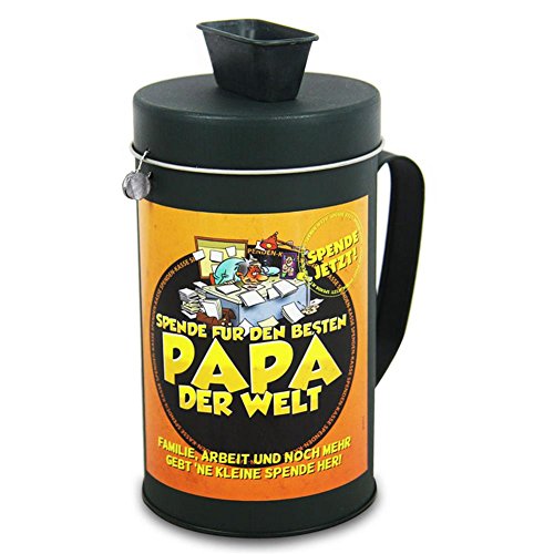 Spardose Spendenkasse Bester Papa der Welt 19 cm