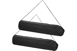 PATIKIL 89 cm campingstol ersättningsväska, 2-pack nylon vikbar bärväska förvaringsväska med axelrem för utomhuscamping