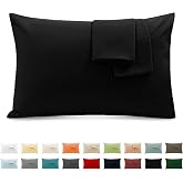 Pillowcase 100% Cotton 45 x 150 cm 1 PCS, Set of 1 Pillow Case in Soft Pure Cotton, No Brushed Zipper with Envelope Closure B