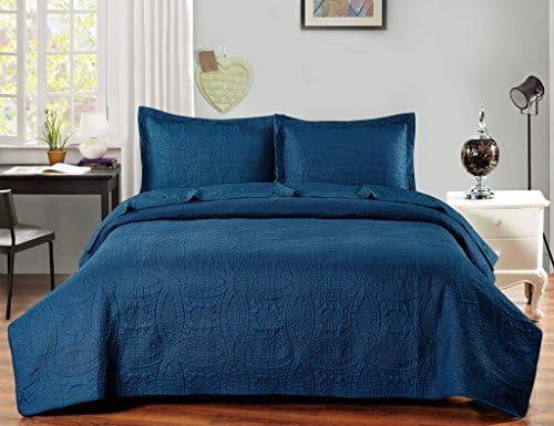 De Moocci Pinsonic Coverlet Sets-Chinese Coin design-Classic Pinsonic Stitching front and back
