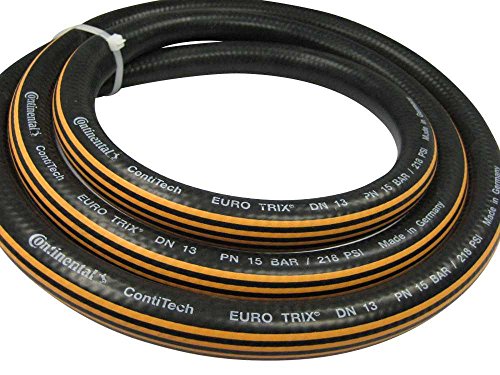 Profi-Wasserschlauch EURO TRIX, Meterware: 1m bis 40m am Stück, in 3 Abmessungen von 13mm (1/2′), 19mm (3/4′) und 25mm (1′) für Handwerk und Industrie, Schlauchabmessung:19mm (3/4 Zoll) - 5