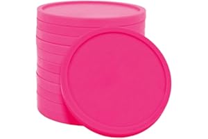 CombiCraft 1000 Fichas de plástico Color Rosa - 29 mm de diámetro -Idelales para Juegos de Mesa y Ejercicios de aritmética