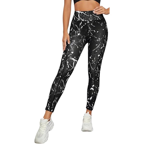 Legging Taille Haute Pour Femme - Maille, Dentelle, Patchwork - Pour Yoga, Fitness, Décontracté - Confortable Et élastique