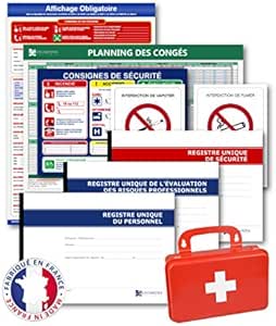 Pack Affichages Obligatoires Registres Pour Toutes Entreprises Conformite 2021 Fabriques En France Amazon Fr Fournitures De Bureau