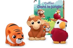tonies Coffret Mes Premiers, dans La Jungle, Compatible Toniebox 1 & 2, Personnage Audio, boîte à Histoires Vendue séparément, 1 Ans et +
