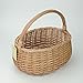 RURALITY Eco-friendly Willow Wicker Storage Basket with Handle