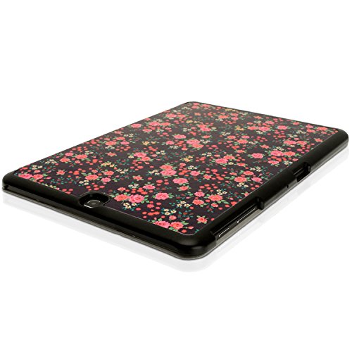 igadgitz ‚Designer Kollektion‘ Pink Rosen Blumen PU Ledertasche Hülle Smart Cover für Samsung Galaxy Tab S2 9.7″ SM-T810 mit Multi-Winkel Betrachtungs + Auto Sleep/Wake + Displayschutzfolie - 8