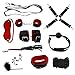 Produktbild 10tlg SM Bondage Set BDSM Fesselset SM Sexspielzeug mit Handschellen Augenmaske Fußfesseln Rollenspiel Extrem Fesselset Fesselkunst