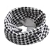 Koly Winter Baby Boys Girls Collar Scarf Thicken Warm Cotton O Ring Neck Scarves Neckerchief (Black)