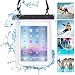 Produktbild ONX3® (Black) Amazon Kindle Fire HD 8.9" 4G Universal Transparent Tablet, Passport, Money Underwater Waterproof Protection Dry Bag, Case, Cover