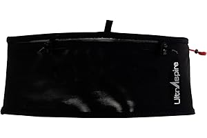 UltrAspire Taillengürtel für Rennsport, 7,6 cm, Schwarz, Größe XL (Taillenumfang 86,4 cm - 91,4 cm)