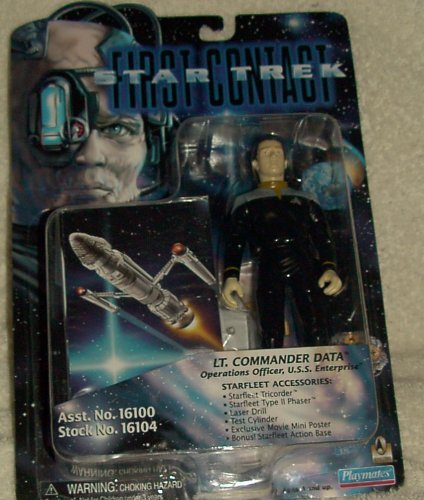 Preisvergleich Produktbild Lieutenant Commander Data - Actionfigur - Star Trek VIII First Contact von Playmates