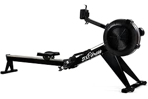 JTX FITNESS JTX Ignite Air Rowing Machine, Dynamic Air Resistance, 9 Point Damper, Advanced Computer, 3 Year In-home or 1 Year Gym/Club Warranty