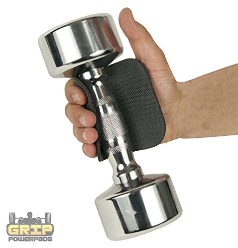 Originelle anheben Griffs - von GRIP POWER PADS® die Alternative zum Fitnessstudio Training Handschuhe bequem und leicht Mitnehmerkissen für Männer & Frauen, die wollen schwitzenden Händen während des Trainings beseitigen, extra dicke Polsterung - Aufrechterhaltung des perfekten Griff.