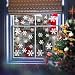 Produktbild begleri 108 Fensterbilder für Weihnachten,Schneeflocken Fensterbild Aufkleber Weihnachten Dekoration