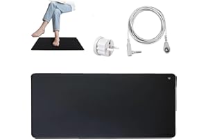 STFALI Grounding Mat, Erdungsmatte, ESD Matte für Wohlbefinden 100 * 30cm, Schmerzen, Verspannungen, Angstlinderung, Besseren Schlaf,für Unter Dem Schreibtisch, Tisch, Sofa 100 * 30cm