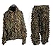 Produktbild Tinksky 3D Blatt Tarnanzug Woodland Camo Ghillie Set mit Jacke Hose